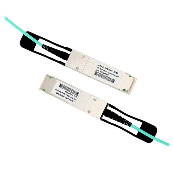 OEM QSFP-40G-AOC-30M Cable de conexión directa QSFP+ - Velocidad 40Gbps - Modulos QSFP+ en ambos extremos - Ideal para Stacking (1)
