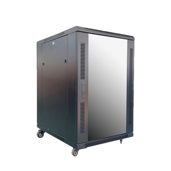 OEM RACK-18UFN-8D Armario rack para suelo - Hasta 18U rack de 19&quot;(600*800) - Hasta 800 Kg de carga - Con ventilación y pasa