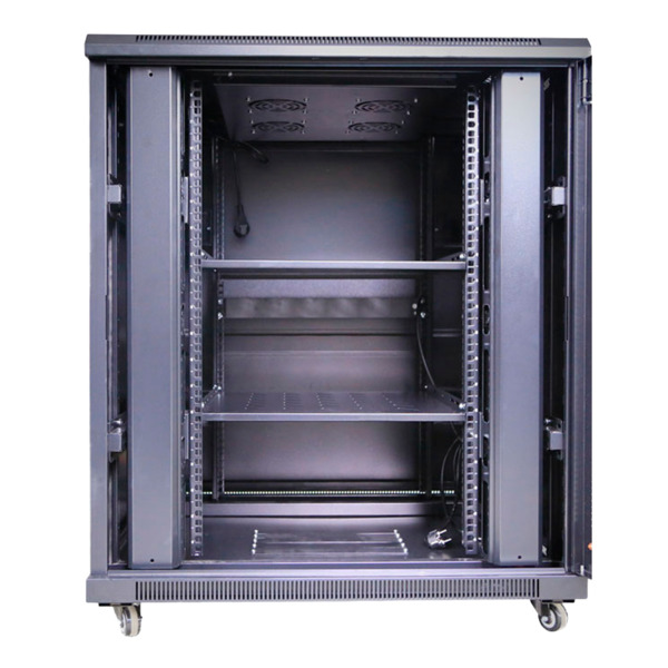 OEM RACK-18UFN-8D8W Armario rack para suelo - Hasta 18U rack de 19"(800*800) - Hasta 800 Kg de carga - Con ventilación y pa (3)