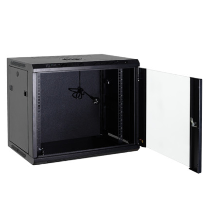 Comprar OEM RACK-6U Armario rack para pared - Hasta 6U rack de 19&quot; - Hasta 60 Kg de carga - Con ventilación y pasacables - Ventilador y bandeja incluidos - Regleta de 6 tomas incluida