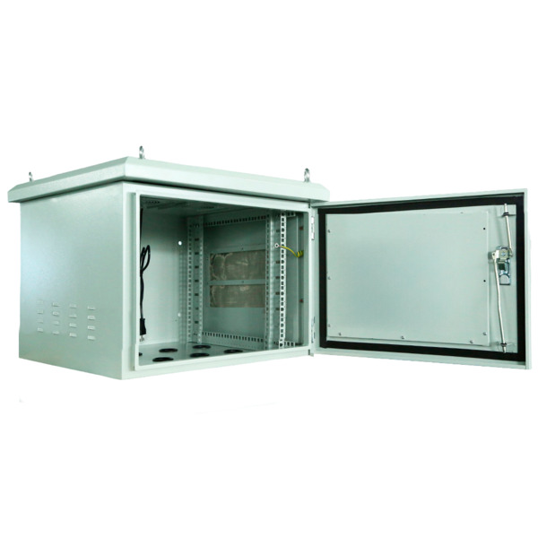 OEM RACK-6U-OUTDOOR Armario rack para pared - Hasta 6U rack de 19" - Hasta 100 Kg de carga - Con Rejillas de ventilación y