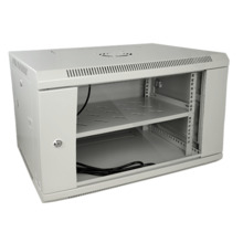 OEM RACK-6UG Armario rack para pared - Hasta 6U rack de 19&quot; - Hasta 60 Kg de carga - Con ventilación y pasacables - Ventila