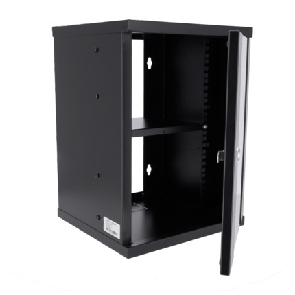Comprar OEM RACK-9U-10INCH Armario rack para pared - Hasta 9U rack de 10" - Hasta 15 Kg de carga - Con pasacables - Bandeja incluida - Profundidad 300 mm