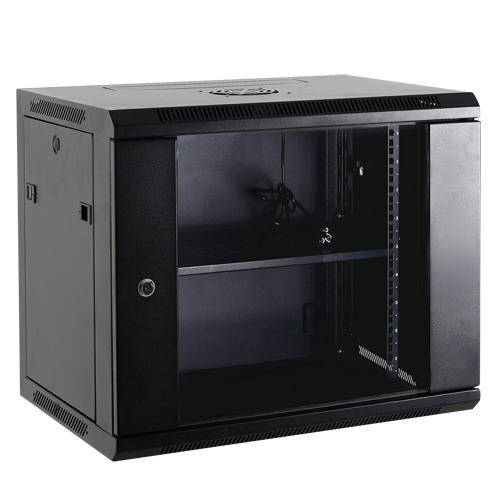 OEM RACK-9UN Armario rack para pared - Hasta 9U rack de 19" - Hasta 100 Kg de carga - Con ventilación y pasacables - Ventil