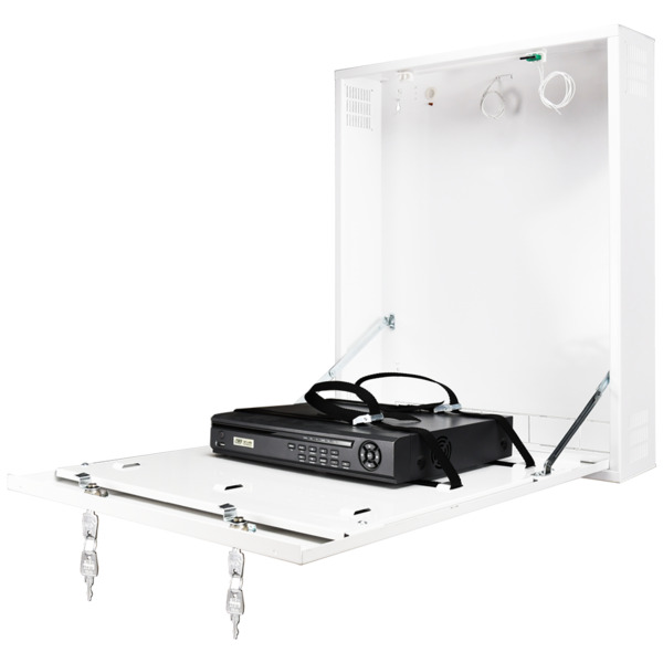 OEM RACK-DVRBOX-MVERTICAL Caja de seguridad - Especial para instalación en pared - Formato vertical - 2 llaves y cerraduras  - E (7)