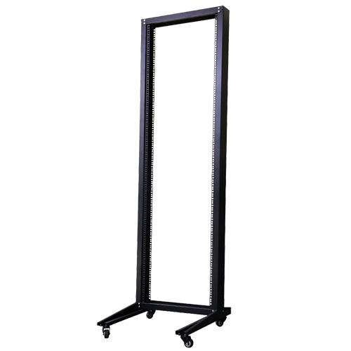 OEM RACK-OPEN-18U Armario rack abierto para suelo - Hasta 18U rack de 19" - Estructura de 2 postes - Rack móvil - Hasta 120