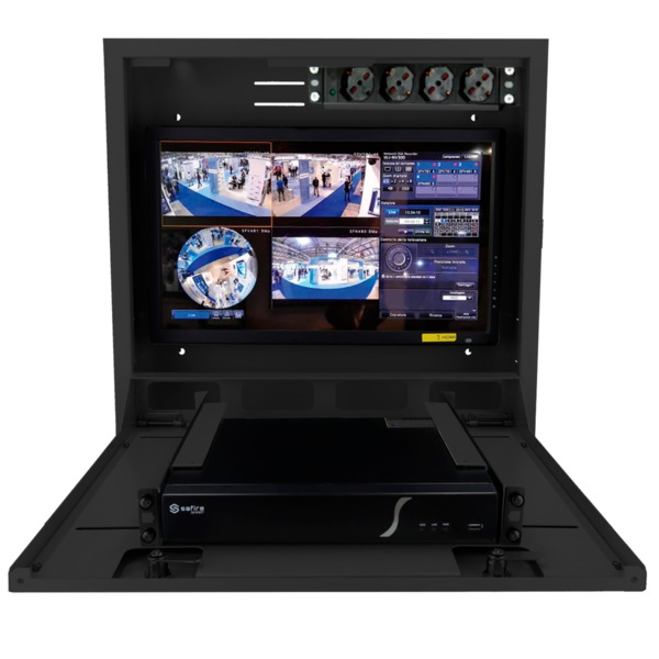 OEM RACK-WALL-B Caja de seguridad - Especial para instalación en pared - Formato vertical - 2 llaves y cerraduras - Entradas lat (1)