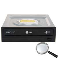 OEM REG-DVD Regrabadora DVD - Modelo GH24NSB0 - Fabricante LG - Interfaz SATA - Tecnología prevención de errores (2)