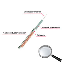 OEM RG59U-100 Cable coaxial micro RG59 - Vídeo - Rollo de 100 metros - Cubierta color blanco - Diámetro exterior 3.5 mm - Bajas (2)