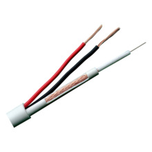 OEM RG59UP-300 Cable Combinado - Micro RG59 + alimentación - Rollo de 300 metros - Cubierta color blanco - Diámetro exterior 6.8