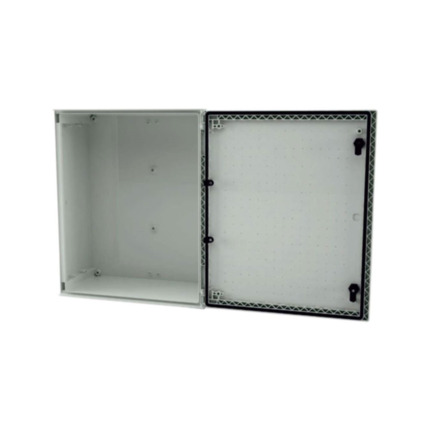 Comprar OEM SAM-5052 SAM-5052 Armario industrial de poliéster reforzado con fibra de vidrio. Protección IP66 e IK10. Resistente a entornos agresivos. Montaje versátil en suelo, pared o poste. Puerta reversible, sin mantenimiento