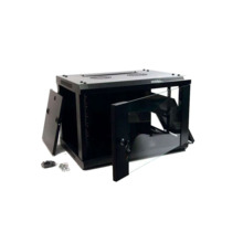 OEM SAM-6708 SAM-6708 Armario Rack 19? tipo mural de 9U. Fabricado en SPCC acero laminado en frío. Cerradura de seguridad con ll