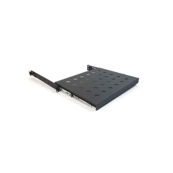OEM SAM-6709 SAM-6709 Bandeja extensible perforada de 1U. Para armario mural con fondo de 600 mm. Acero laminado en fri?o de 1,5