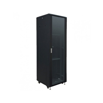 Comprar OEM SAM-6712 SAM-6712 Armario Rack Tipo Cabina de 42U. Fabricado en SPCC acero laminado en frío. Puerta frontal de vidrio templado con cerradura de seguridad. 800 kg de carga. Se suministra desmontado y sin accesorios