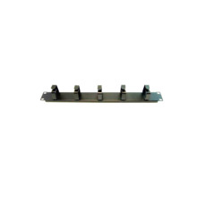 OEM SAM-6754 SAM-6754 Organizador de cables metálico 1U para armarios rack 19"". Cinco anillas metálicas de sujeción. Acero bajo