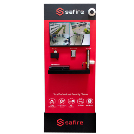 Comprar OEM SF-TOTEM-4K Panel de exposición - CCTV 4K | Videoporteros - Accesos y Presencia - Switch con conexión internet - Plug &amp; Play - Stand incluido