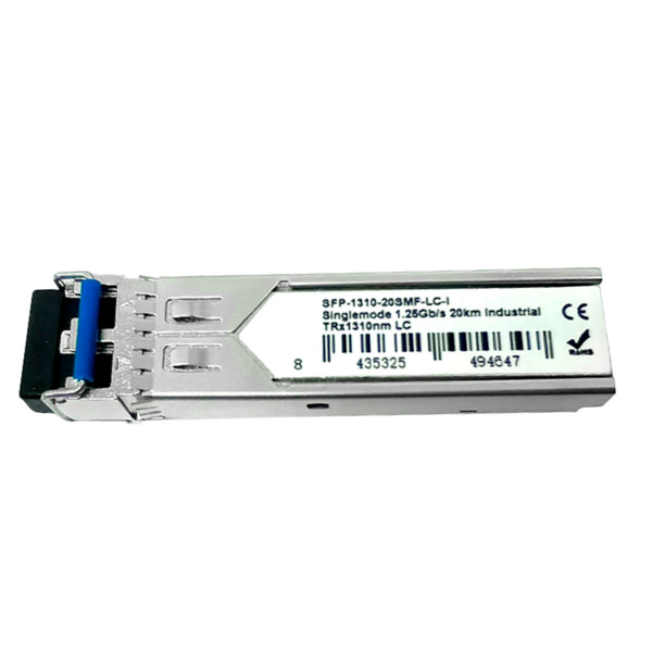 OEM SFP-1310-20SMF-LC-I Módulo transceptor SFP Industrial - TRx 1310 nm - Fibra monomodo - Conector LC UPC dúplex - Máximo 20 km