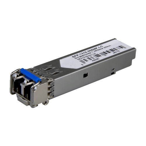 OEM SFP-1310-20SMF-LC Módulo transceptor SFP - TRx 1310 nm - Fibra monomodo - Conector LC UPC dúplex - Máximo 20 km - 1.25Gb/s -