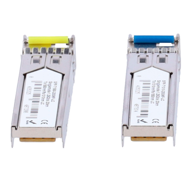 OEM SFP-TR1513-20SMF-LC Pareja de módulos transceptores SFP - Tx 1550/1310 nm Rx 1310/1550 nm - Fibra monomodo - Conector LC Sim (7)