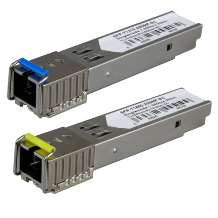 Comprar OEM SFP-TR1513-20SMF-SC Pareja de módulos transceptores SFP - Tx 1550/1310 nm Rx 1310/1550 nm - Fibra monomodo - Conector SC Simplex - BiDi - Máximo 20 km - 1.25Gb/s - 1000Base-LX