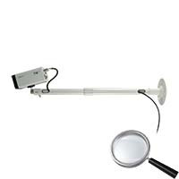 OEM SP420 Soporte para cámara - Extensible 39.5~59.5 cm - Rótula Rotación 360º - Sección hueca pasacables - Carga máxima 10 Kg - (2)