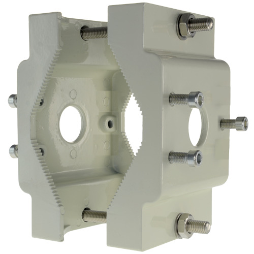 OEM SP804 Soporte para mástiles/farolas - Rango diámetro 60~110 mm - Fijación en ambas caras - Apto para uso en exterior - Color