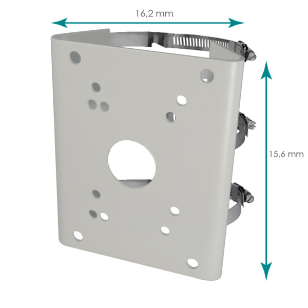 OEM SPP061 Soporte para mástiles/farolas - Compatible con SD61XX - Rango diámetro 103~127 mm - Apto para uso en exterior - Color (1)