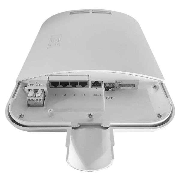OEM SW0504POE-G-60-OUT Switch PoE de exterior - 4 RJ45 PoE + 1 Uplink RJ45 + 1 Uplink SFP - 4 x 100/1000 Mbps  1 x Gigabit  1 x (1)