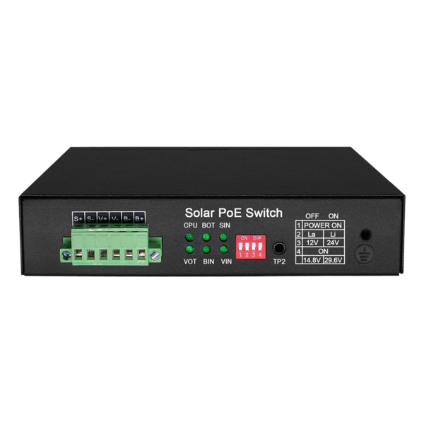 OEM SW0605HIPOE-GF-DC-65 Switch PoE - 5 puertos PoE + 1 SFP - Velocidad de puertos 10/100/1000 Mbps - 1xHi-PoE (60W) + 2xPoE+ (3 (5)