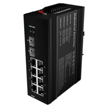 OEM SW1008HIPOE-MGF-240-DIN Switch PoE Marca Blanca - Montaje en carril DIN - 8 Puertos Gigabit + 2 SFP Gigabit - 90W puertos 1