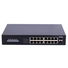 OEM SW1816POE-GF-250-E Switch PoE - 16 puertos RJ45 + 2 SFP Uplink - 16x 10/100/1000Mbps + 2x 10/100/1000Mbps - 16 Puertos PoE 8