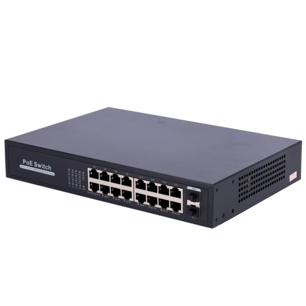 OEM SW1816POE-GF-250-E Switch PoE - 16 puertos RJ45 + 2 SFP Uplink - 16x 10/100/1000Mbps + 2x 10/100/1000Mbps - 16 Puertos PoE 8 (3)