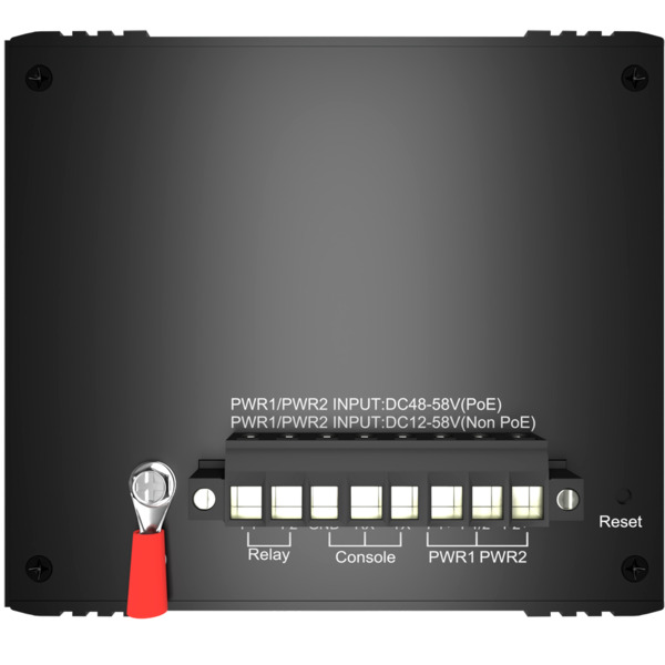 OEM SW2624HIPOE-MGF-360-DIN Switch PoE Marca Blanca - Montaje en carril DIN - 24 Puertos Gigabit + 4 SFP Gigabit - 90W puertos 1 (7)