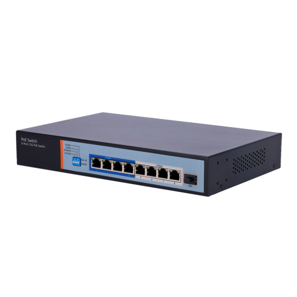 OEM SW98HIPOE-2AZXF-150 Switch Hi-PoE Multigagibit 2,5Gbps - 8 puertos PoE + 1 Uplink SFP 10G  - Velocidad de puertos 2,5/1Gbps (1)