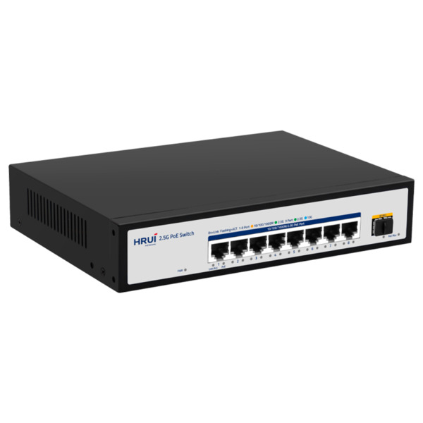 OEM SW98HIPOE-2AZXF-150-V2 Switch PoE Multigagibit 2,5Gbps - 8 puertos PoE + 1 Uplink SFP 10G  - Velocidad de puertos 2,5/1Gbps (3)