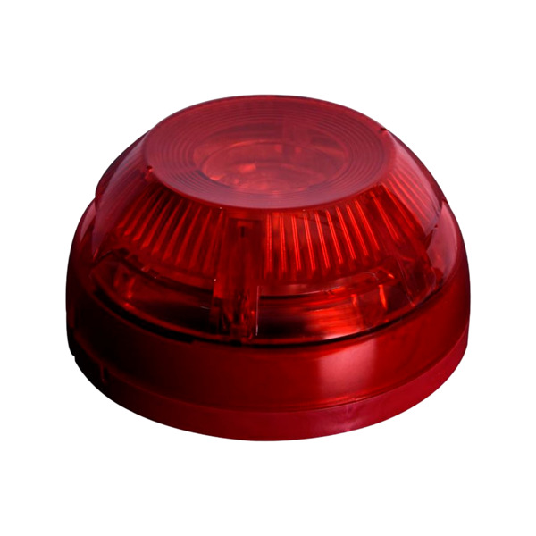 OEM TFS-3192-R Sirena cableada para interior de incendios - Certificado EN54-3 y EN54-23 - Potencia de sonido 100 dB a 1 m - Fla