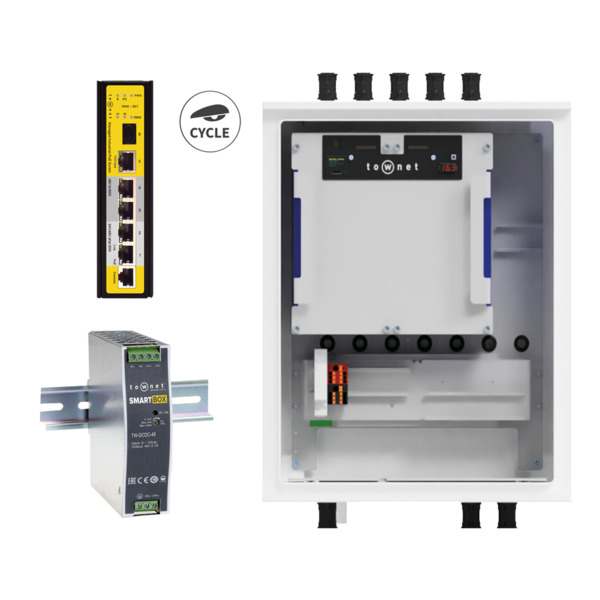 OEM TOW-L180C-KIT Alimentación de ciclo - 1728Wh - Carga rápida 10,7A/310Wh 5,5h - Supervisión Remota de los sistemas - Switch