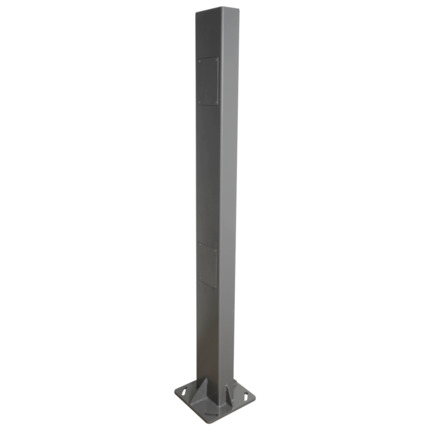 Comprar OEM TOWER-BRACKET150 Soporte universal de pie - Apto para múltiples tipos de dispositivos - Doble acceso a instalación - Altura 1.5 metros - Fabricado en acero Q195 - Instalación exterior o interior