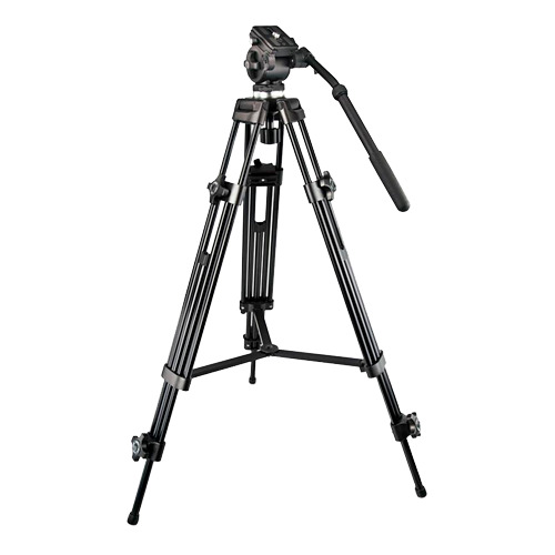 OEM TRIPOD-2M Trípode Profesional - Extensible hasta 189cm - Apto para uso en exterior - Color negro - Compatible con Cámaras te