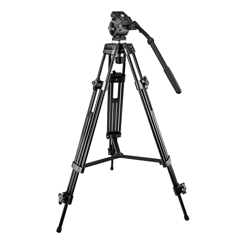 OEM TRIPOD-2M Trípode Profesional - Extensible hasta 189cm - Apto para uso en exterior - Color negro - Compatible con Cámaras te