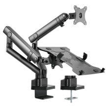 OEM TVM-1732DESK-FLEX-PCDUAL Soporte para portatil y monitor /TV - Instalación en mesa - Ancho de portátil soportado 240-420mm