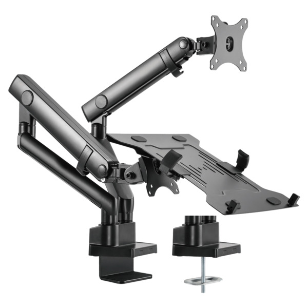 OEM TVM-1732DESK-FLEX-PCDUAL Soporte para portatil y monitor /TV - Instalación en mesa - Ancho de portátil soportado 240-420mm
