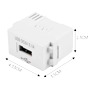 OEM TYPE128USB-220ACADAPTOR Conversor de tensión - Entrada AC 220 V - Salida DC 5 V / 2.1 A en formato USB A - Dimensiones: 43 ( (2)