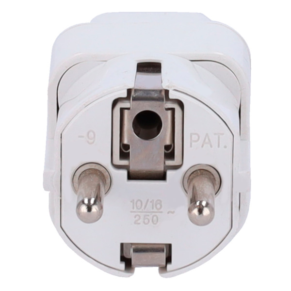 OEM UKPLUG-ADAPTER Adaptador  - Enchufe Tipo G (UK) a Enchufe Tipo F (EU)  - Voltaje 250V AC - Corriente Máxima de Salida 10-16 (3)