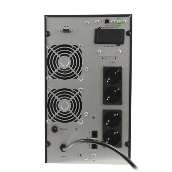 OEM UPS3000VA-ON-4 SAI online - Potencia 3000VA/2700W - Entrada 200~240 Vac / Salida 200~240 Vac - 4 salidas SAI/UPS protegidas (5)