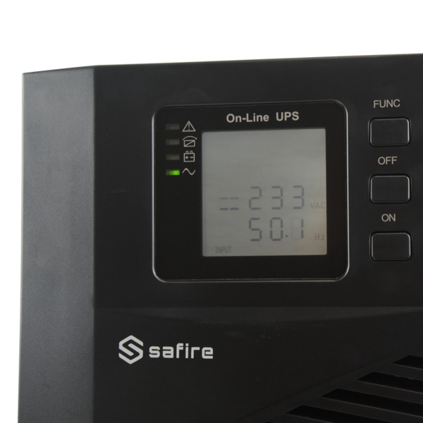 OEM UPS3000VA-ON-4 SAI online - Potencia 3000VA/2700W - Entrada 200~240 Vac / Salida 200~240 Vac - 4 salidas SAI/UPS protegidas (3)