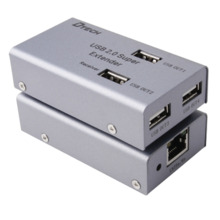 OEM USB-EXT-4 Extensor USB LAN - 1 entrada USB - 4 salidas USB - Longitud máxima de conexión 50m - Plug and Play