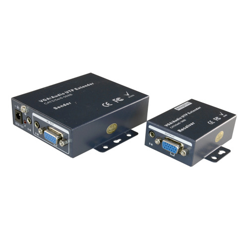 OEM VGA-EXT Extensor activo VGA - Emisor y receptor - Alcance 100 m - Sobre cable UTP Cat 5/5e/6 - Hasta 1920x1440 - Alimentació