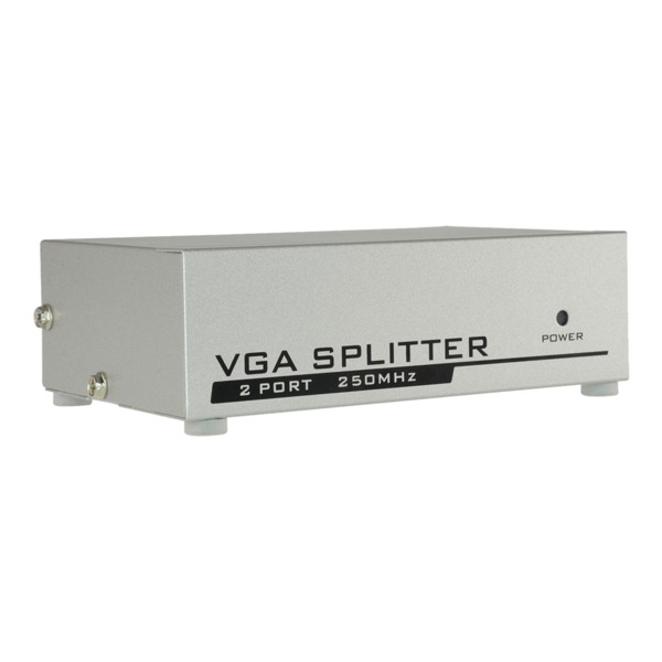 OEM VGA-SPLITTER-2 Multiplicador de señal VGA - 1 entrada VGA - 2 salidas VGA - VGA, SVGA, XGA, Multisync - Distancia a monitore (1)