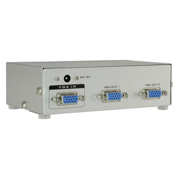 OEM VGA-SPLITTER-2 Multiplicador de señal VGA - 1 entrada VGA - 2 salidas VGA - VGA, SVGA, XGA, Multisync - Distancia a monitore (3)